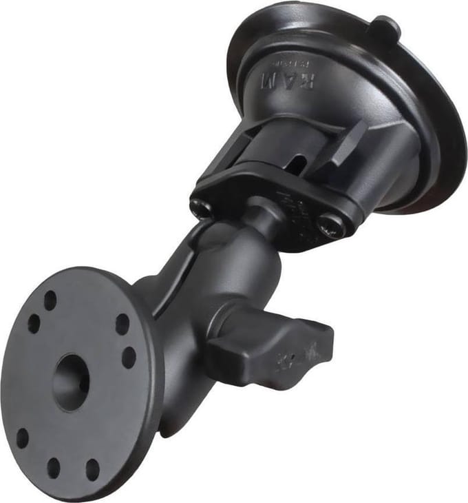 RAM Mount Korte Zuignap Bevestigingsarm met B-kogel (25 mm) - RAM-B-166-A-202U