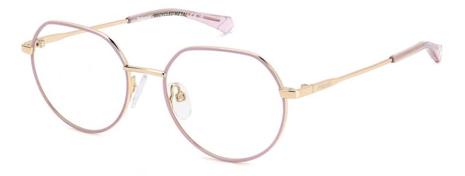 Polaroid Kinderen PLD D839 Gold pink 49/17/130 JUNIOR Brilmonturen