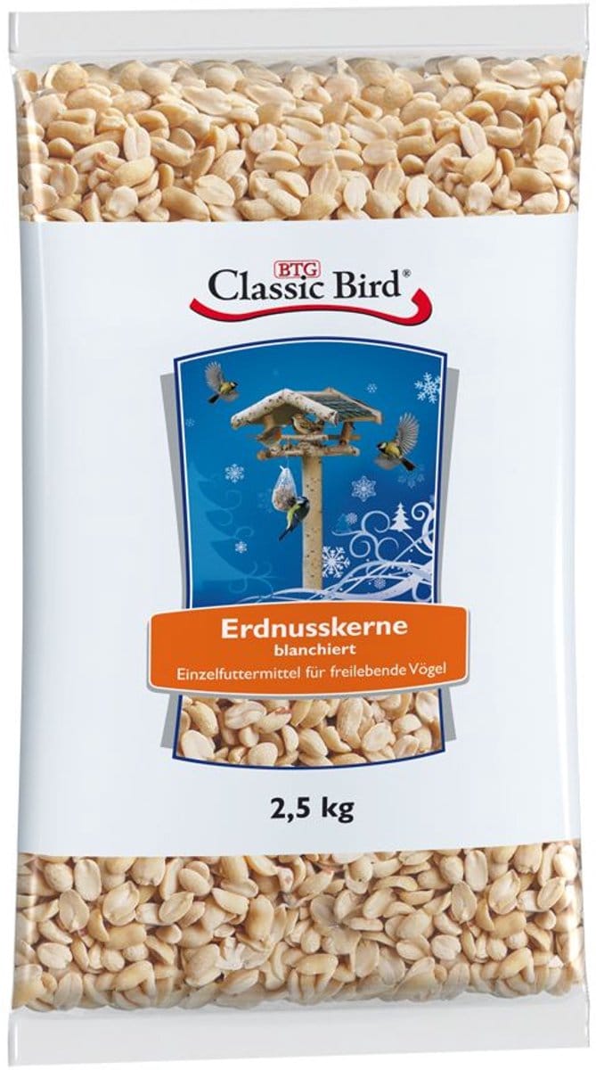 Classic Bird pinda pitten geblancheerd - 10kg (1 x 10kg)