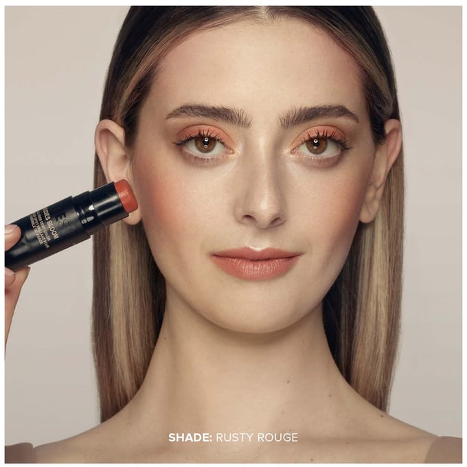 NUDESTIX Nudies Bloom All Over Face Dewy Blush Colour 7g (Various Shades) - Rusty Rouge