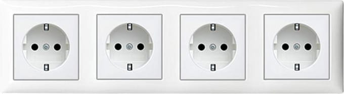 Busch-Jaeger Inbouw Wandcontactdoos Set4