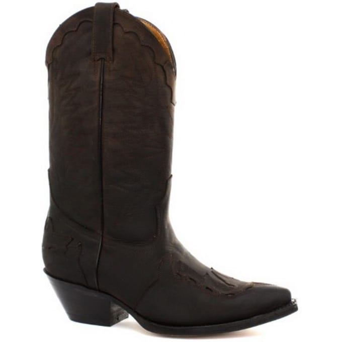 Grinders Unisex bruin lederen cowboylaarzen-Arizona HI