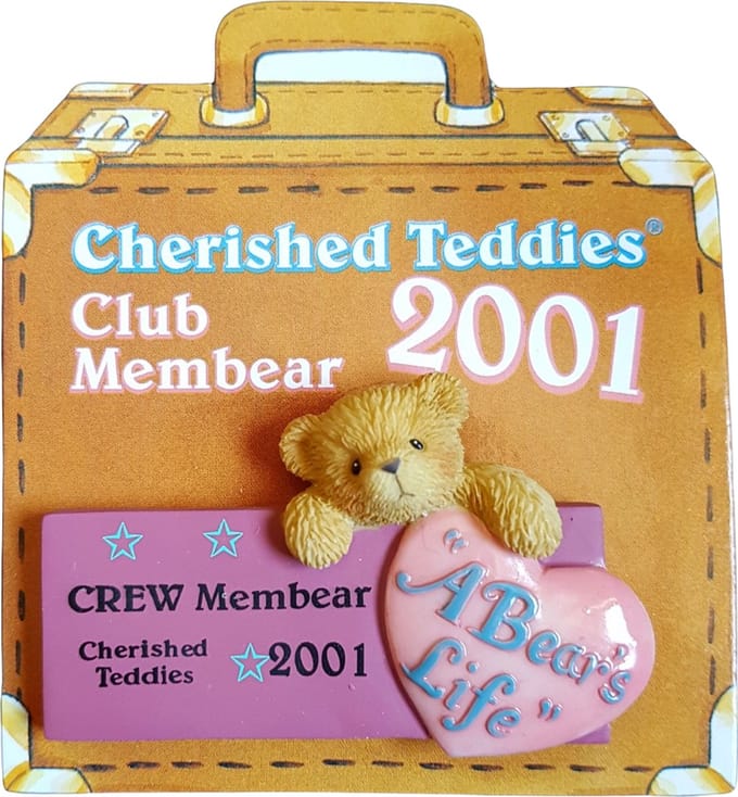 Cherished Teddies Club Membear 2001