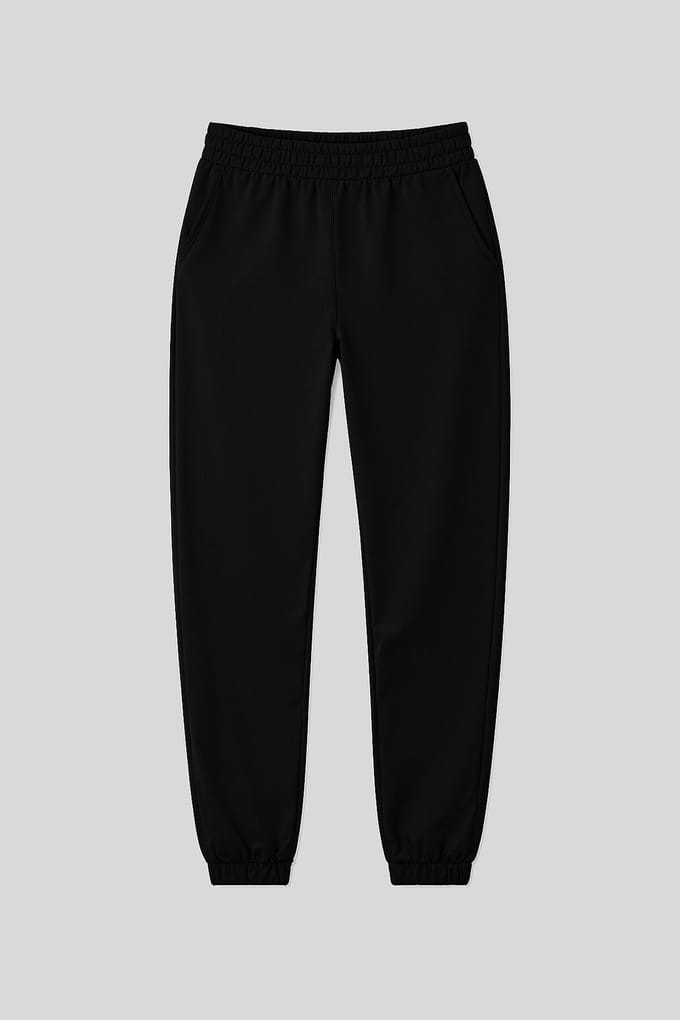 Dames Hoge Taille Ontspannen Fleece Joggingbroeken