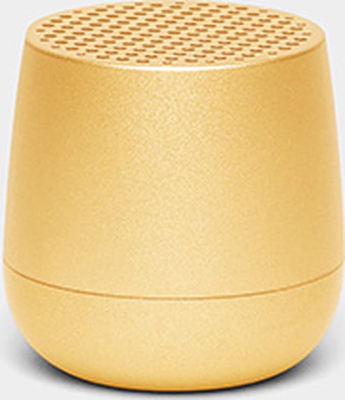 Lexon Design MINO + Recheargable TWS Speaker - Light Yellow