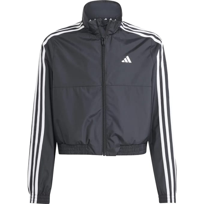 adidas Performance Train Essentials Ritshoodie Kids - Kinderen - Zwart- 128