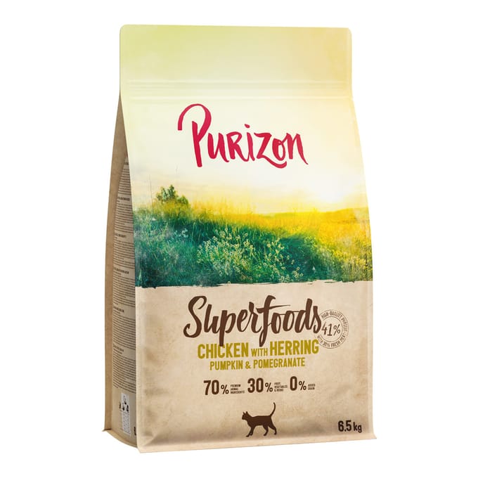 6,5kg Purizon Cat Superfoods Kip droogvoer