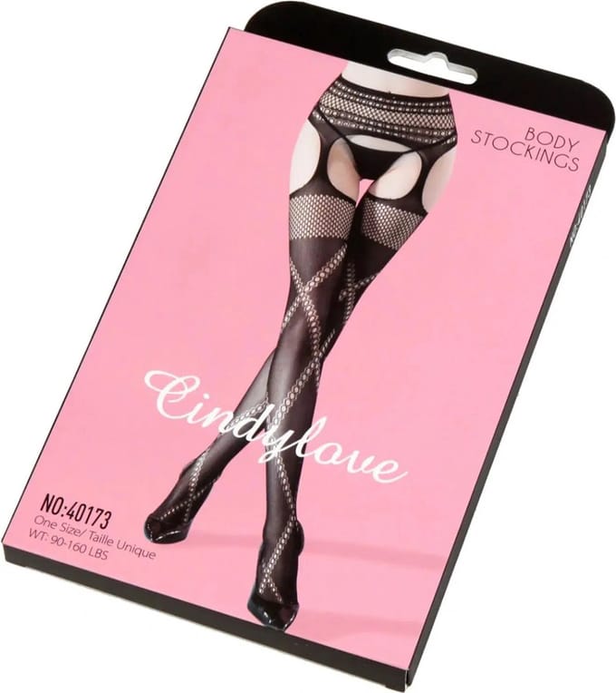Cindylove - Jarretelkousen - No. 40173 - One Size - Zwart