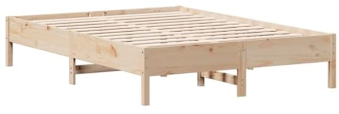 Bedframe van massief grenenhout 160x200 cm
