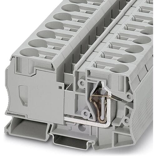 Phoenix Contact 3036178 Doorgangsklem 16 mm Spanveer Grijs 10 stuk(s)