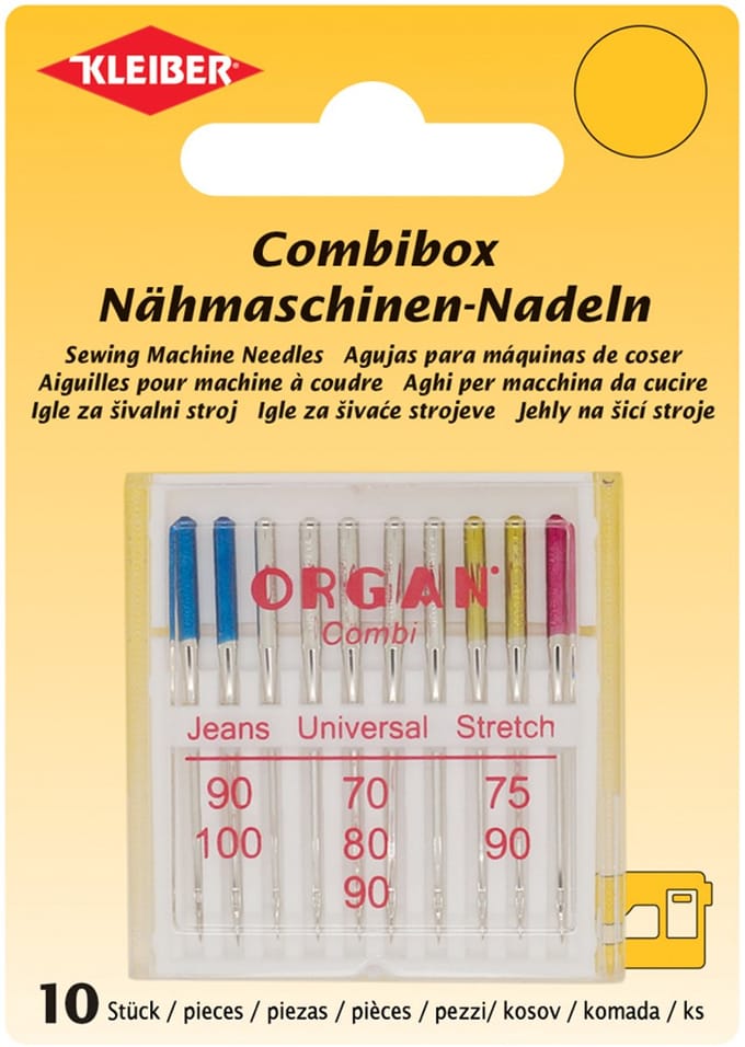 Naaimachine naalden combinatiebox, 10 stuks