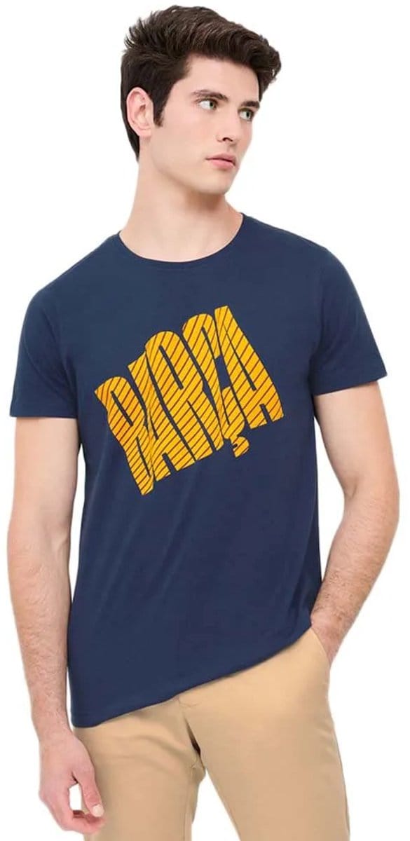 BarÇa Blm1cpb1 T-shirt Met Korte Mouwen Blauw L Man