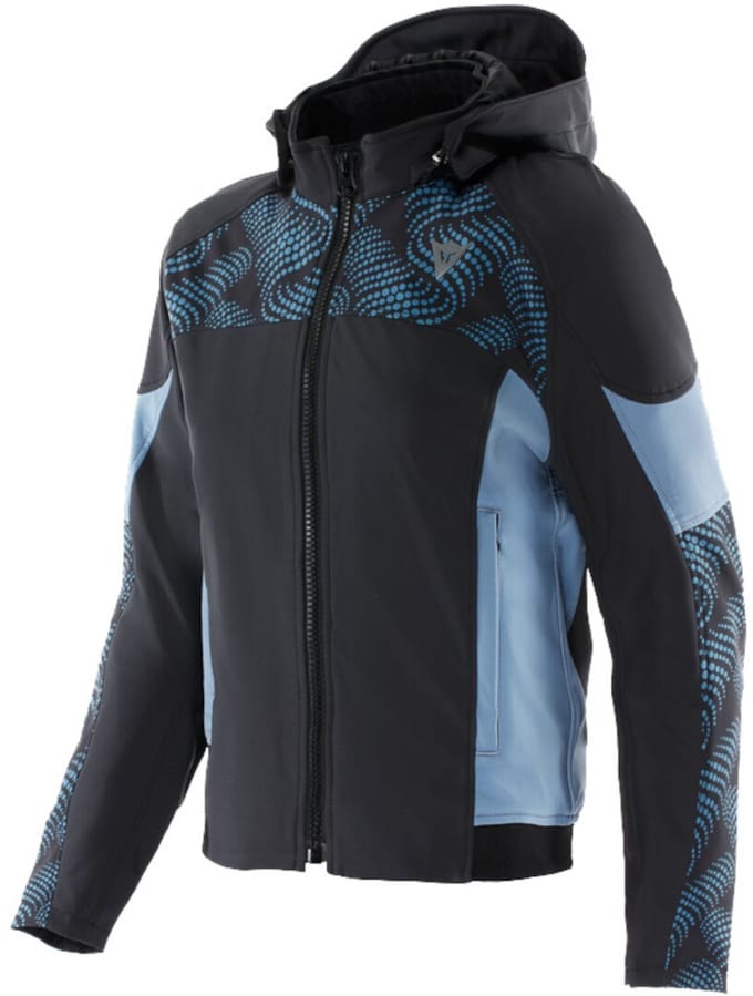 Dainese Ignite 2 Dames Zwart Blauw Mirage Textiele Motorjas - Maat 42 - Jas