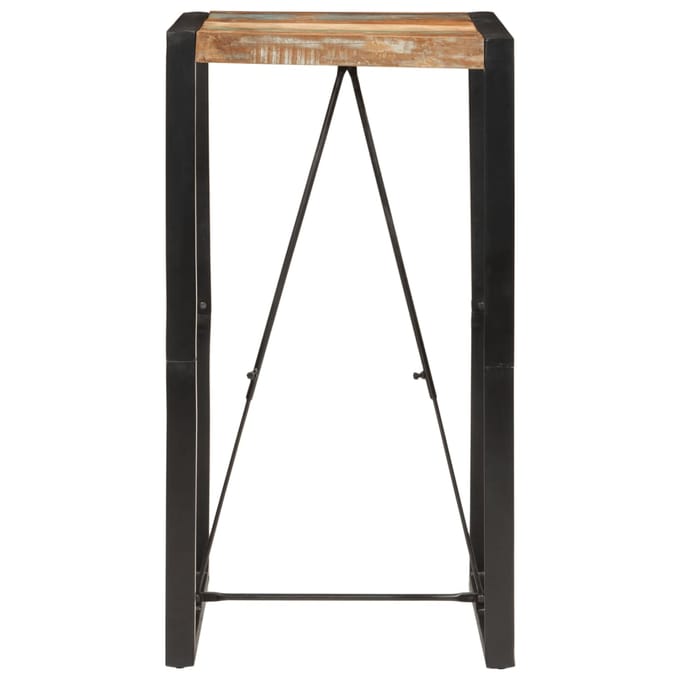 vidaXL - Bartafel - 60x55x110 - cm - massief - gerecycled - hout
