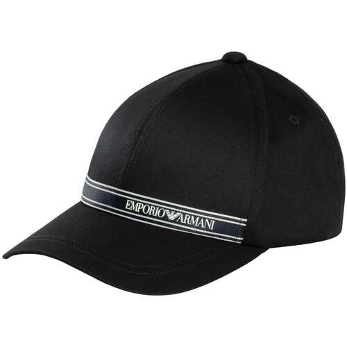 Emporio Armani Merkstreep Pet, Zwart