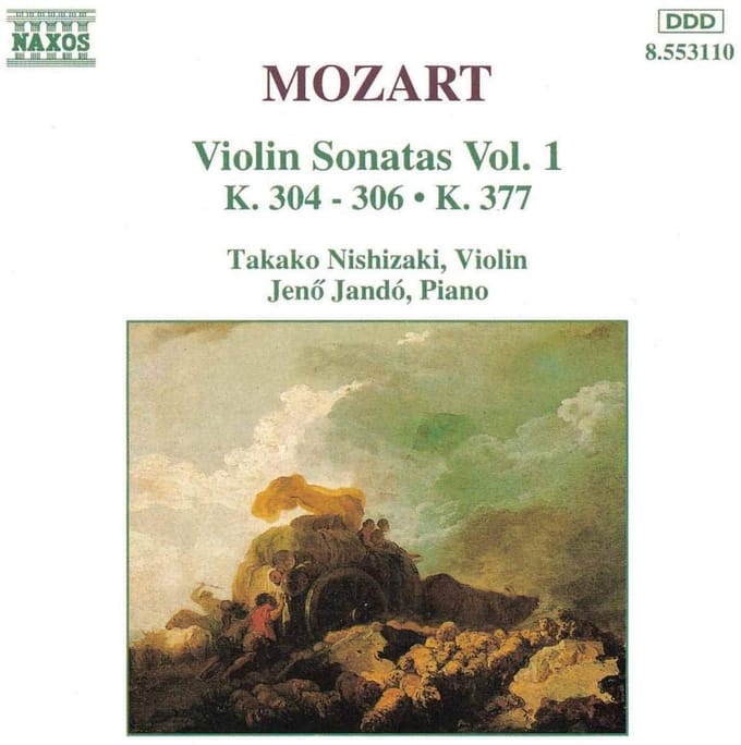 Takako Nishizaki & Jeno Jandó - Mozart: Violin Sonatas 1 (CD)