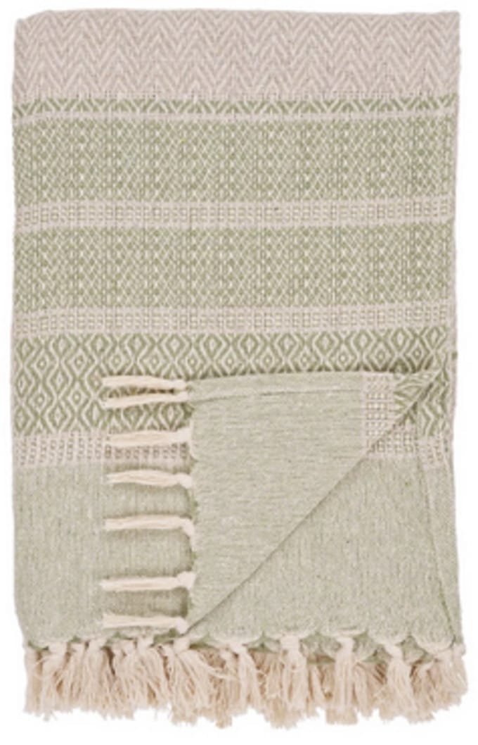 Manisa Plaid 130x180cm groen.