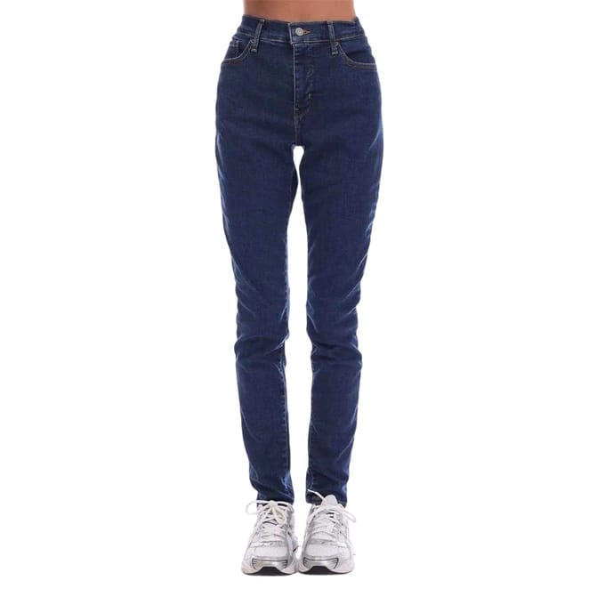 Levis Dames/Dames Denim Skinny Jeans (Lichte stonewash)