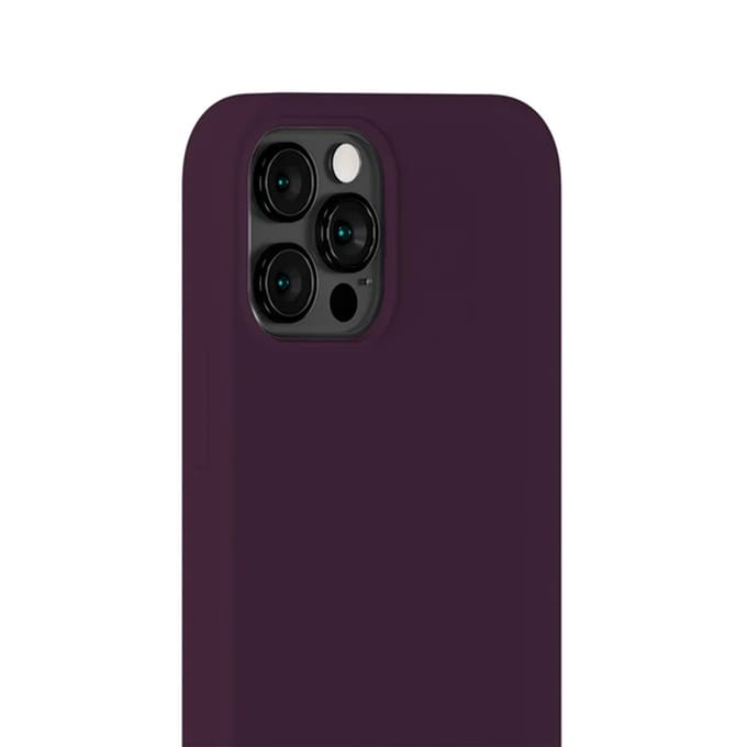 Holdit Silicone Case geschikt voor Apple iPhone 12 / 12 Pro - Deep Plum