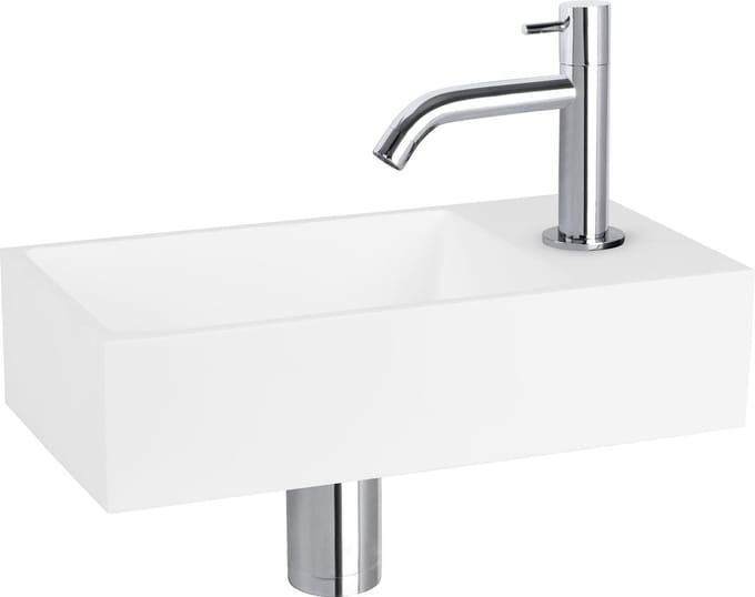Differnz Fonteinset Mix&match Solid S Gebogen Chroom
