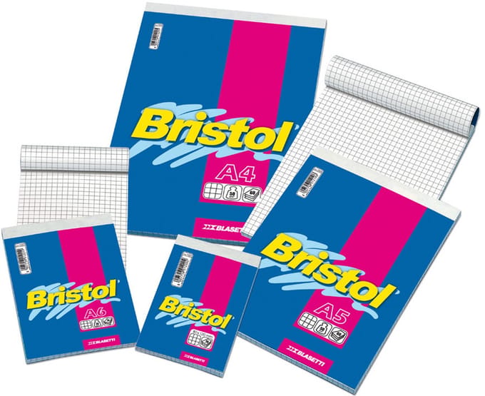 Blasetti Bristol schrijfblok & schrift A6 60 vel Meerkleurig