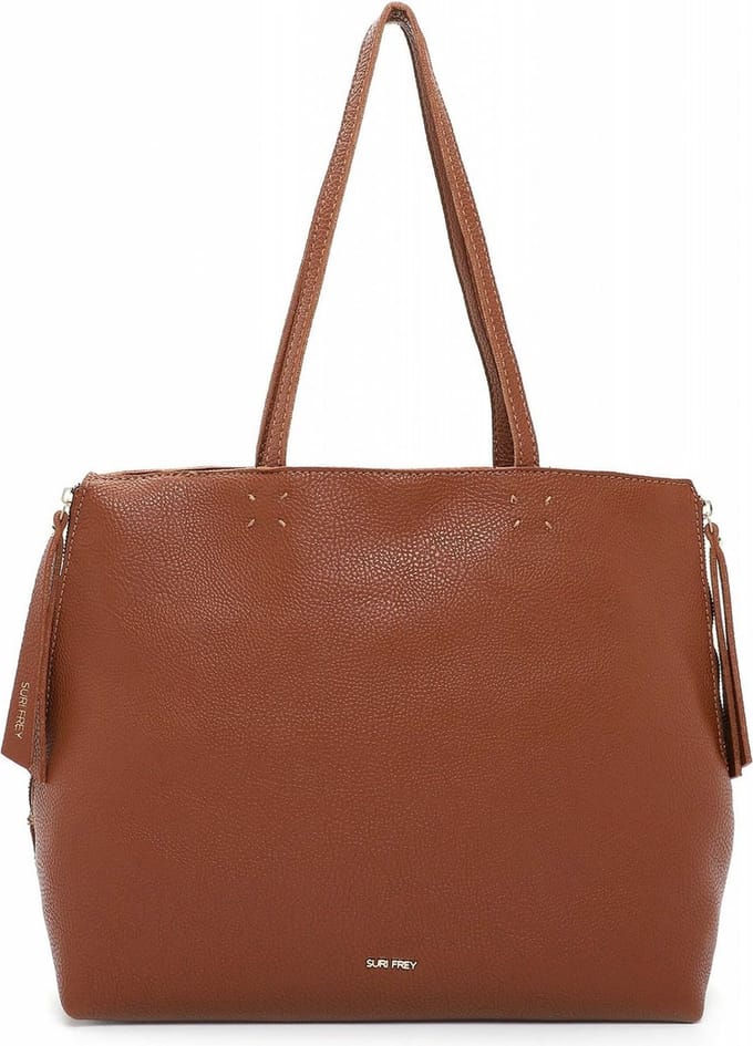 SURI FREY Schoudertas Shopper Ketty Shoulder Bag Brandy Bruine