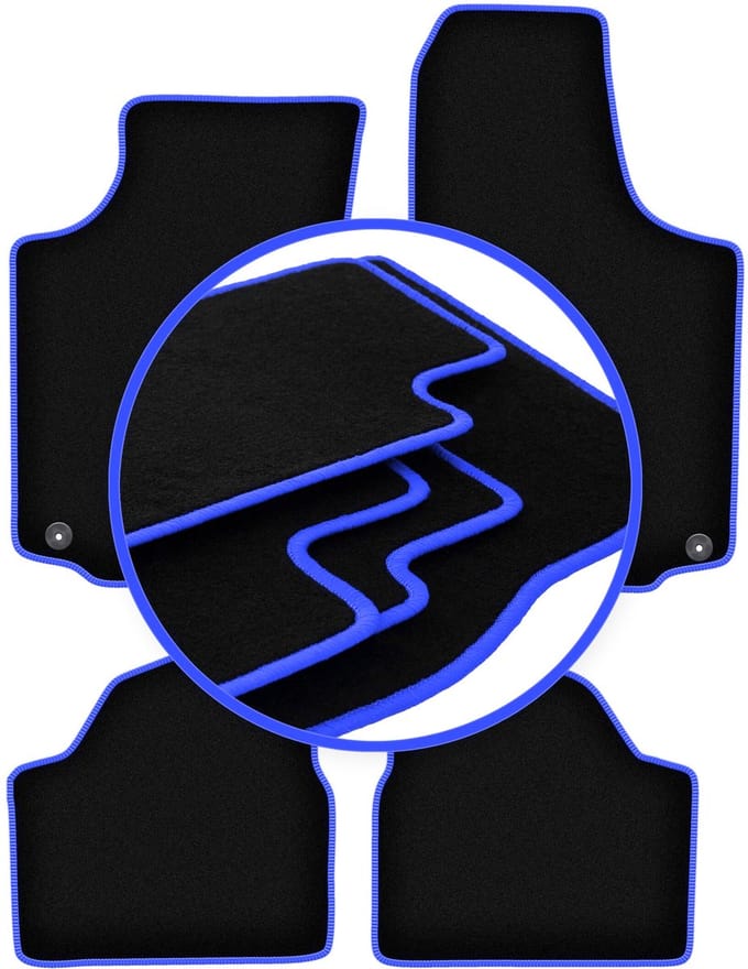 CARLUX-BLUE automatten voor: Opel Corsa C hatchback (2000-2006)