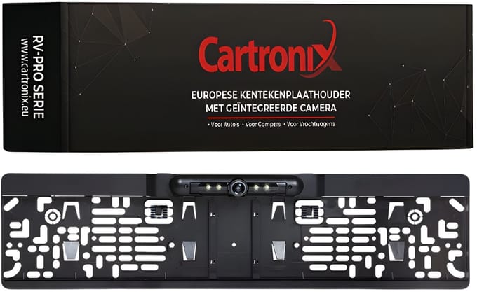 Cartronix RV-420 PRO kentekenplaathouder met camera | Full HD