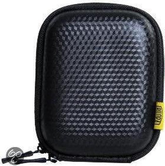 Bilora Shell tas II, zwart structuur (7 x 3 x 10 cm)