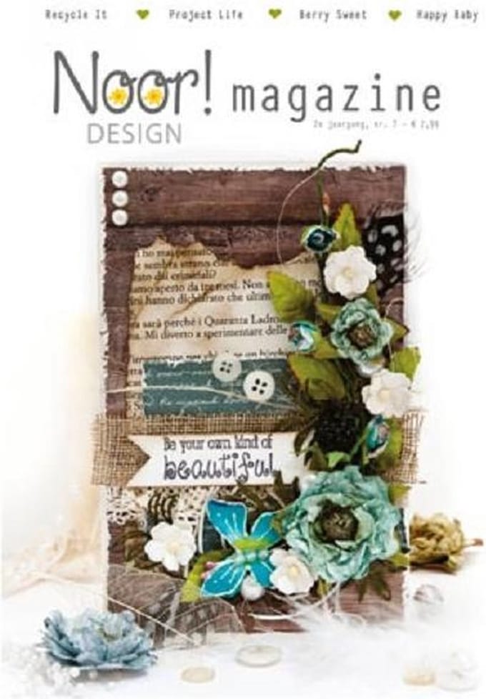 Noor Magazine Design 7 9000/0106 mushrooms