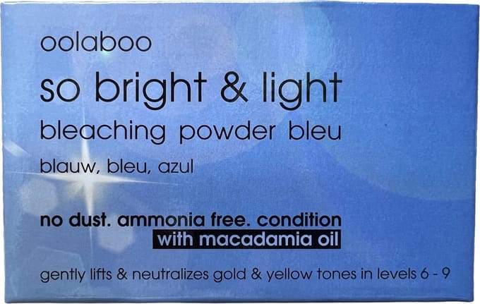 Oolaboo So bright & light blondeerpoeder Blauw met Macadamia oil 500 gram