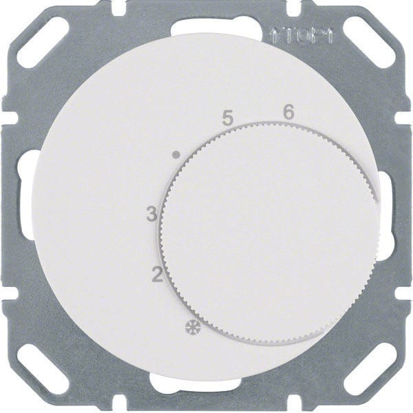 Hager Berker thermostaat met omschakelcontact wit R1 R3 - 20262089 - E3K57