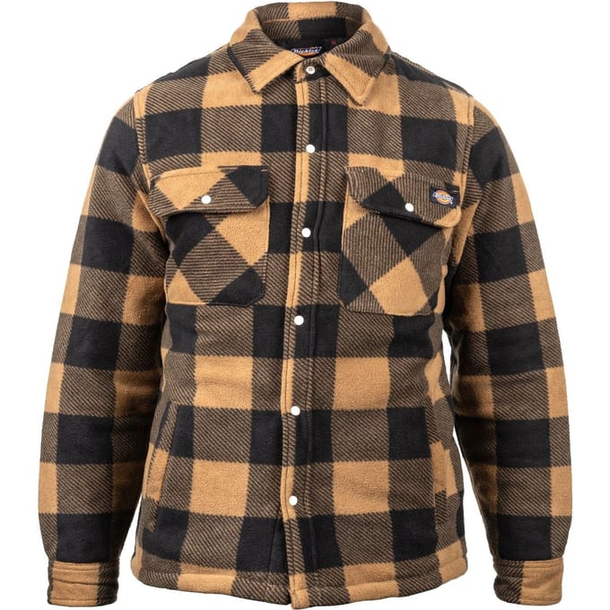 Dickies Portland Polyester Heren Khaki Casual Shirt