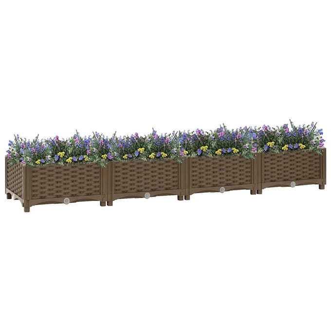 vidaXL - Plantenbak - verhoogd - 160x40x23 - cm - polypropyleen