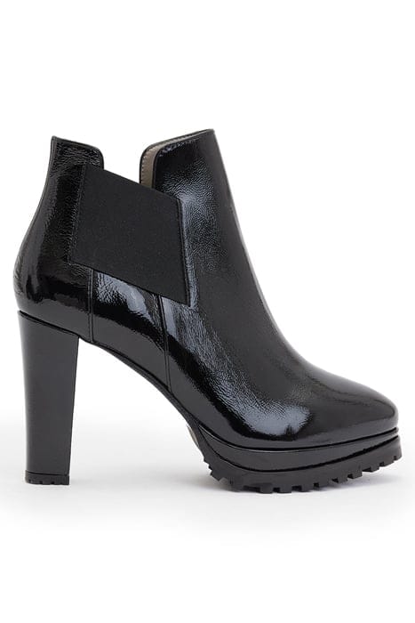 AllSaints Sarris Patent Boot Black Maat: 41 | Laarzen Outlet | Dames | Zwart