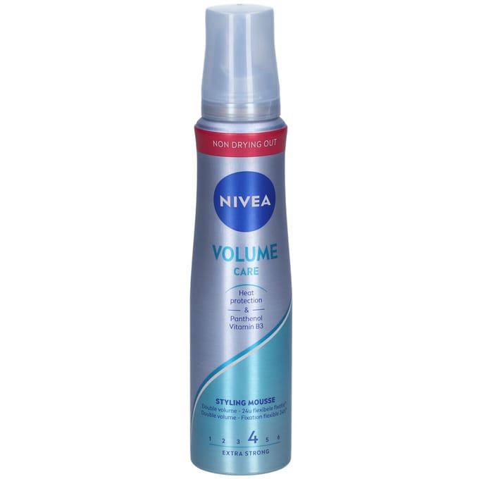 NIVEA Volume Care Styling Mousse - Haarmousse - Bevat Hydraterende Vitamine B3 - Haarverzorging -150 ml
