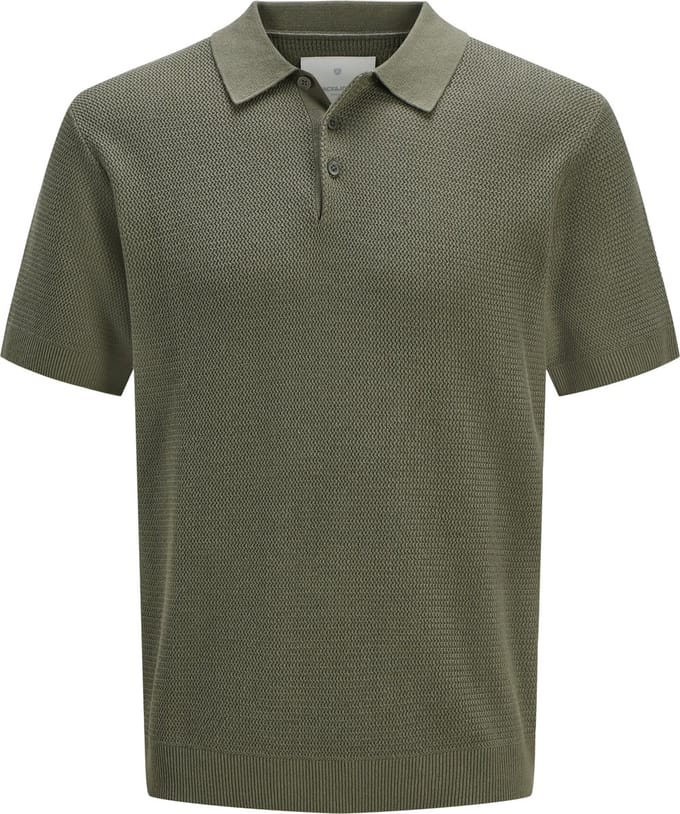 JACK&JONES - JWHCOOPER KNIT POLO SS SN - Heren - Polo's