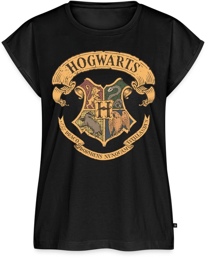 Harry Potter Zweinstein Wapenschild Hogwarts Vrouwen Premium Bio Top