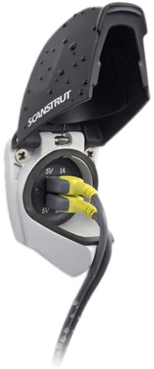 Scanstrut Dubbele Waterdichte Usb-stekker Grijs 12/24VCC