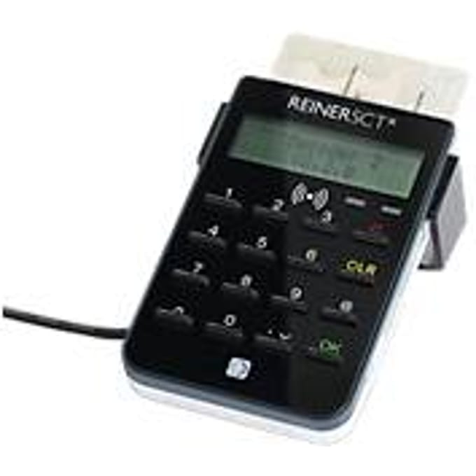 REINERSCT chipkaartenlezer cyberjack RFID standaard, PIN-invoer, ZKA-standaard
