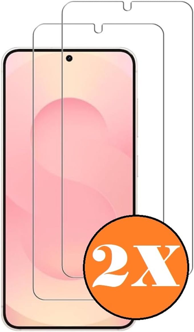 Screenprotector geschikt voor Samsung Galaxy S25 Edge Screen Protector - gehard Glas Tempered Glass - 2 Stuks
