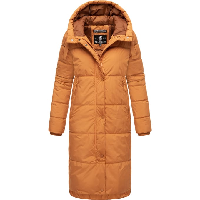 Marikoo Soranaa dames winterjas – lang, warm & met capuchon