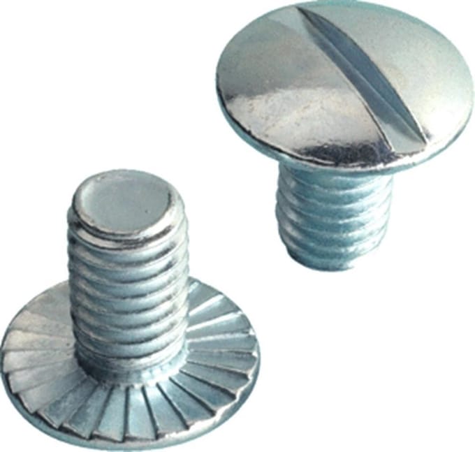 Metaalschroef PBK M6x10mm Mvtd - Verzinkt - 100 Stuks