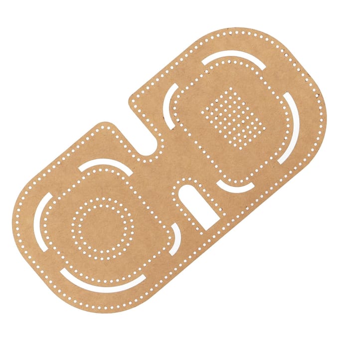 Gabarit Acrylique DIY Outils d'Artisanat Transparents avec Couche Protectrice pour Coupe à Distance Fabrication de Règle beige