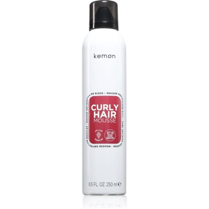 Kemon, Mousse Cheveux Bouclés, Mousse Coiffante, Volume, Moyenne, 250 ml