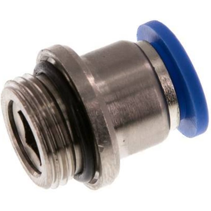 10mm x G3/8'' Messing/PA 66 Insteekfitting Buitendraad Binnenzeskant NBR [2 Stuks]