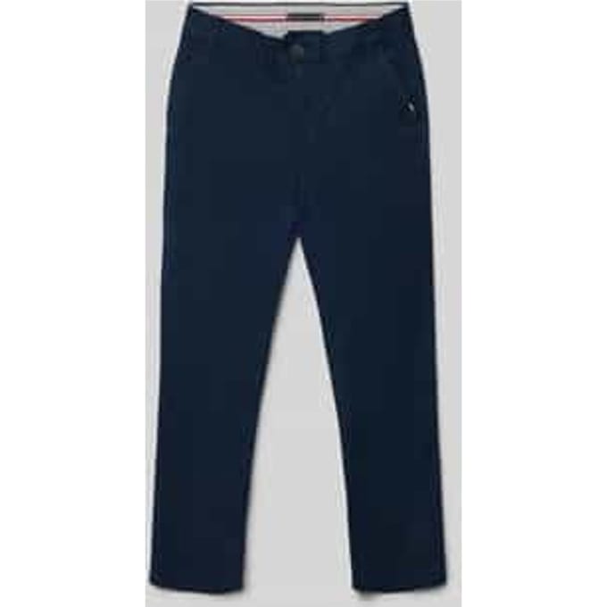 Slim fit chino van katoenmix