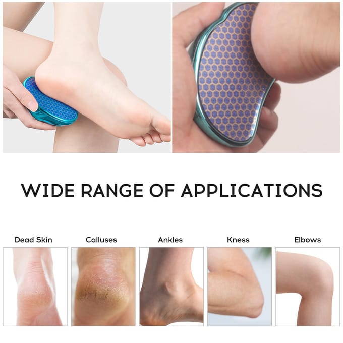 Pied Meuleuse Pédicure Outils De Soins Des Pieds De Callus Remover pour Mort Dur Craquelé Peau Sèche bleu