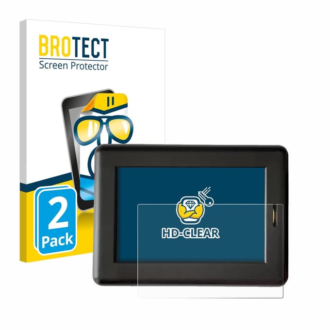BROTECT - Screenprotector voor XC Tracer Maxx II - Folie Beschermfolie transparant 2 Stuks