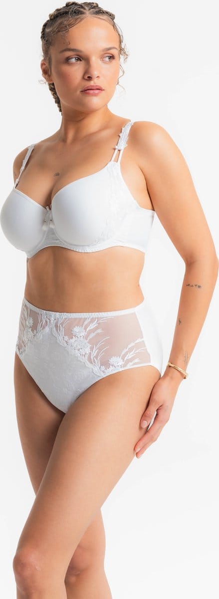 Louisa Bracq - Nympha Hoge Slip - maat 42 - Wit